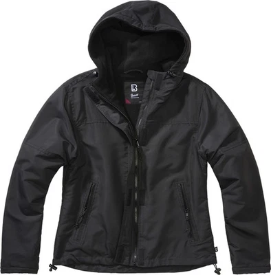 Brandit Women Jacke Ladies Windbreaker frontzip Black - Bild 1 von 4