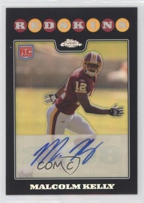 2008 Topps Chrome Refractor Rookie Auto 33/50 Malcolm Kelly #TC199 Auto RC g2x