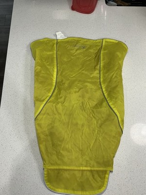 OllyDog Dog Rain Jacket Coat Yellow Large New