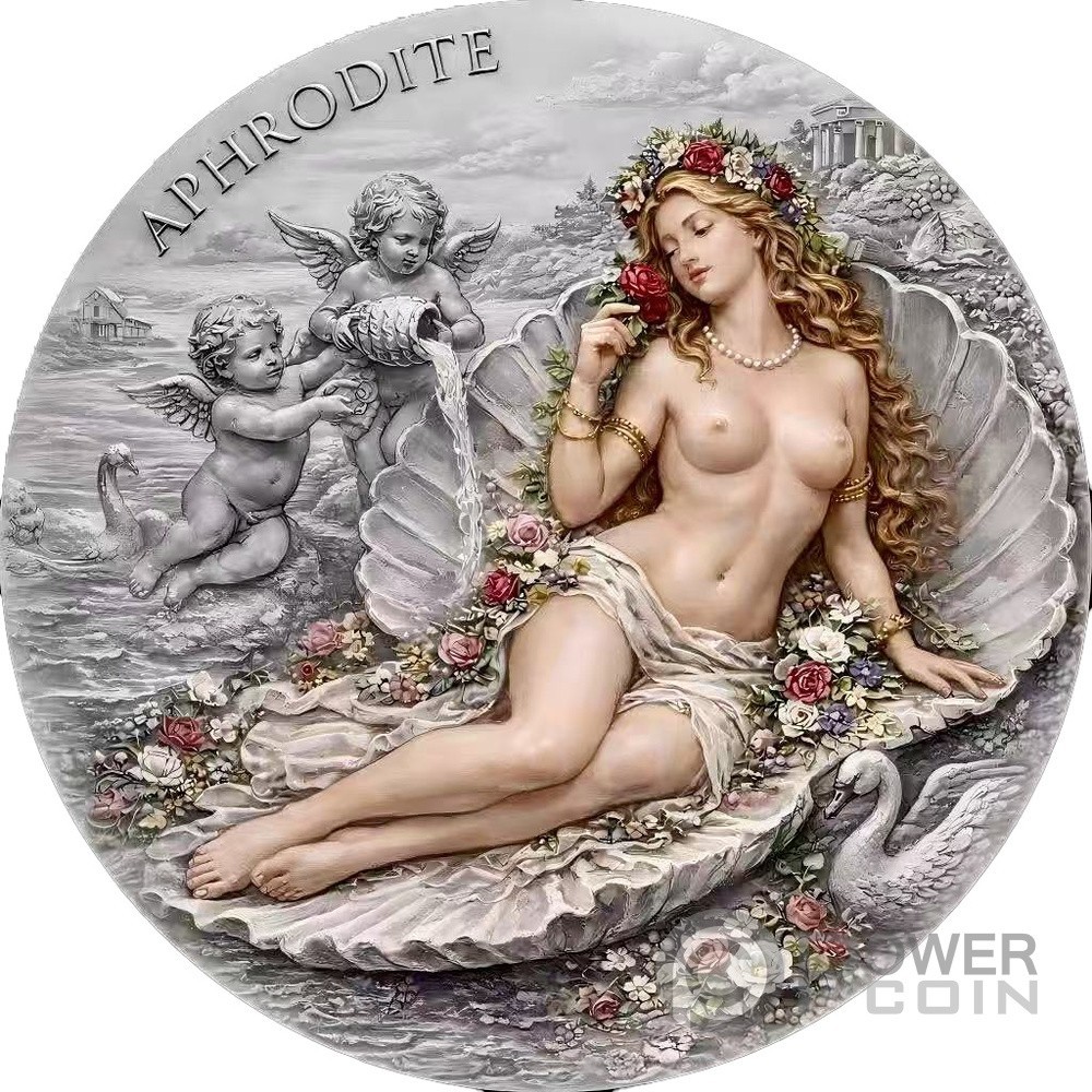 APHRODITE Dawn Upon the Sea 2 Oz Silber Münze Francs Cameroon 2026
