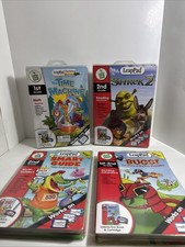 Leap Frog Leap Pad 1st  2nd Grade Learning Lot Books And Cartridges CF 