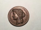 Französische Medaille Bronze 19. Jahrhundert