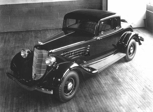 Dodge coupe 1934 factory photo press photograph automobile