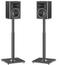MOUNTUP Universal Speaker Stands Pair 28.3" to 37.4" Height Adjustable
