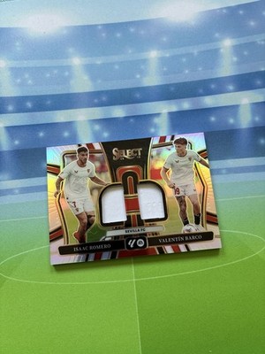 2024-25 Panini Select La Liga Dual Relic Isaac Romero Valentin Barco Sevilla