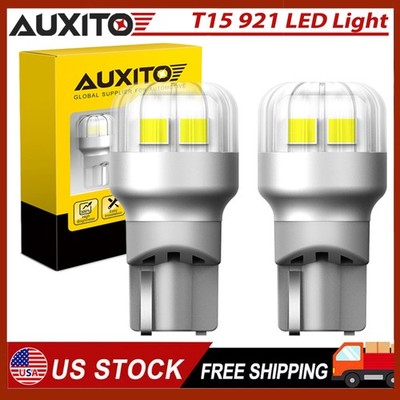 T15 921 912 W16W 906 916 LED Reverse Back Up Light Bulbs Super White 6500K 1-6x