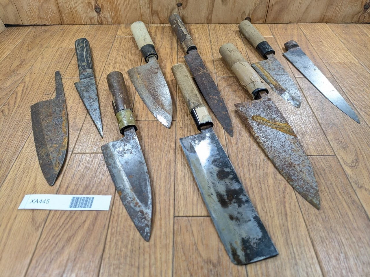 BROKEN DAMAGED Japanese Chef's Kitchen Knife Vintage Japan HOCHO XA445