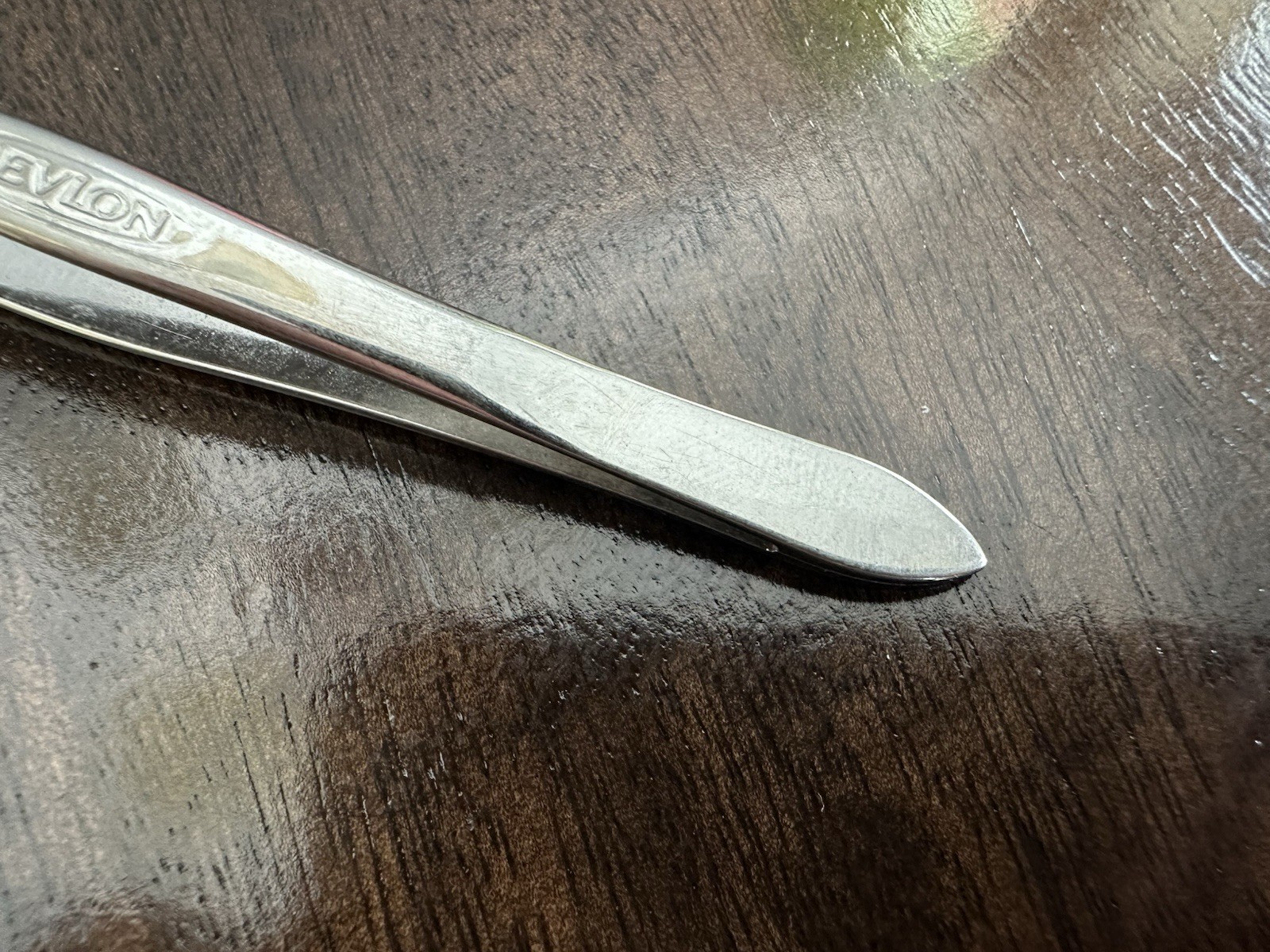 Vintage Revlon Slanted Tip Deluxe Tweezer Rare 3.5"