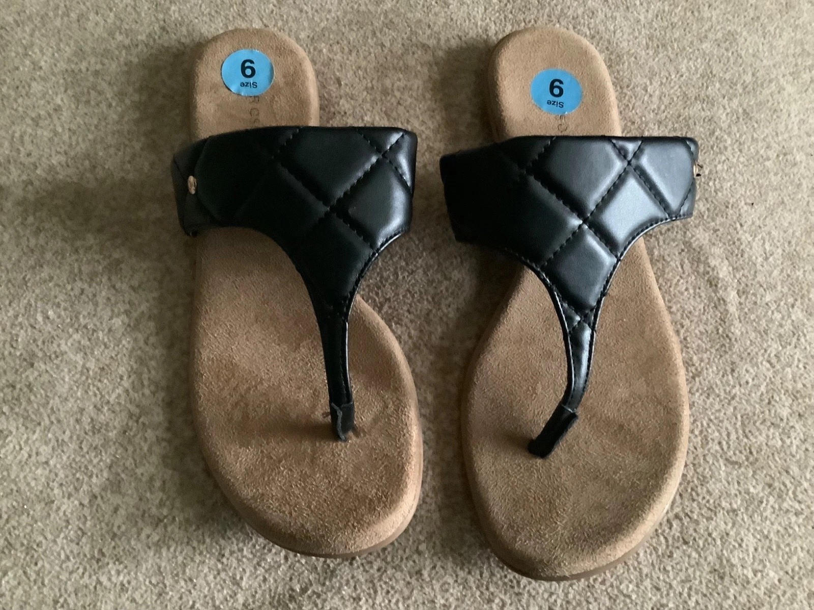 Aerosoles Gylian Black Sandals Women's Size 9 Comfort Soles