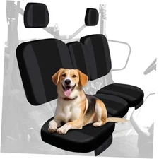 StarknightMT UTV Defender Seat Cover - Waterproof Dustproof Seat Covers Black