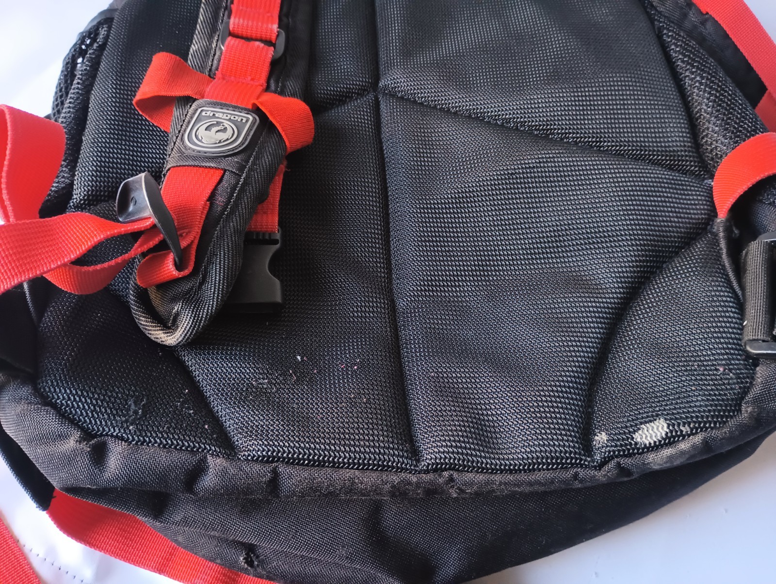 Dragon Backpack Black Red Multiple Pockets Organi… - image 14