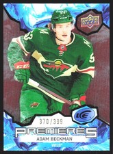 2021-22 Upper Deck Ice #225 Adam Beckman Red #/399
