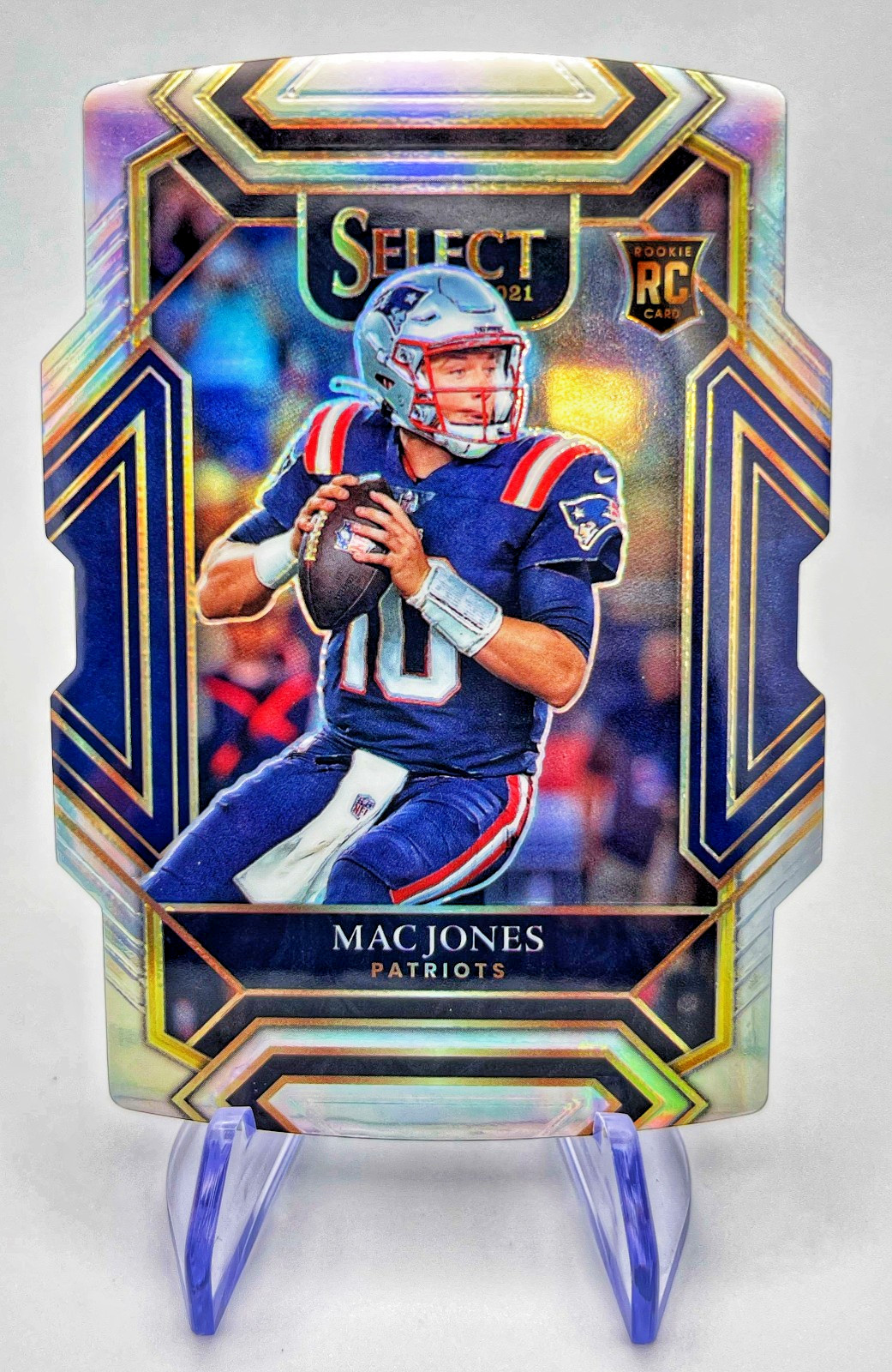 Mac Jones Rookie 2021 Select Prizm Silver Die Cut #51 RC
