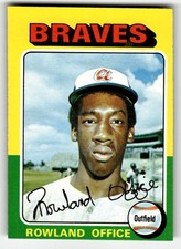 1975 Topps Rowland Office #262 Atlanta Braves ROOKIE CARD HIGH GRADE BEAUTY!. rookie card picture
