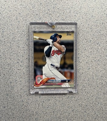 2018 Topps Baseball #554 Yonder Alonso Topps Vault Blank Back 1/1 ALL STAR RARE