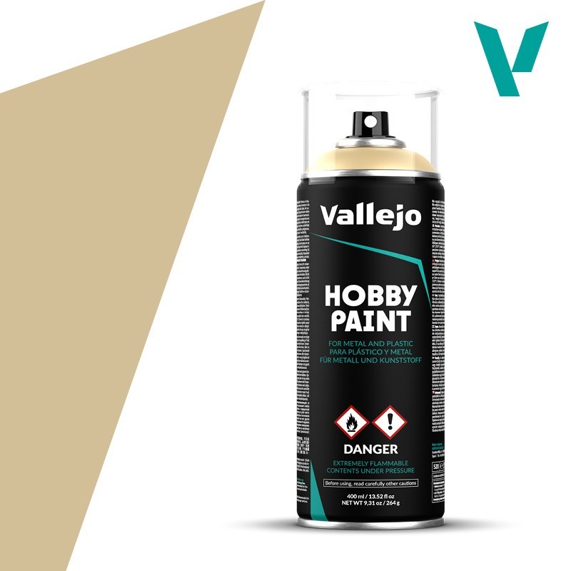 FALLER Vallejo Farbe Sprühdose HOBBY PAINT Knochenweiß FANTASY 400ml 28013