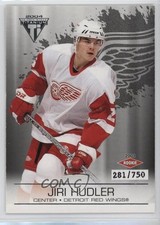 2003-04 Pacific Private Stock Titanium Retail 281/750 Jiri Hudler #117 11yl