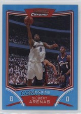 2008 Bowman Draft Picks & Stars Chrome Blue Refractor 10/99 Gilbert Arenas 2s2