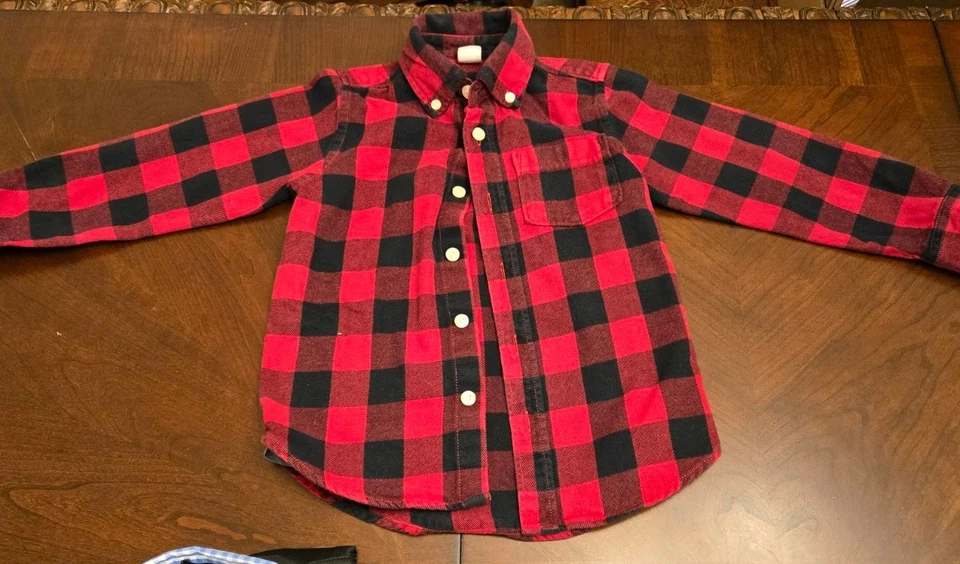 Camisas pre-amadas para niños talla 4 para Navidad, elegantes e informales Foto 4 de 4