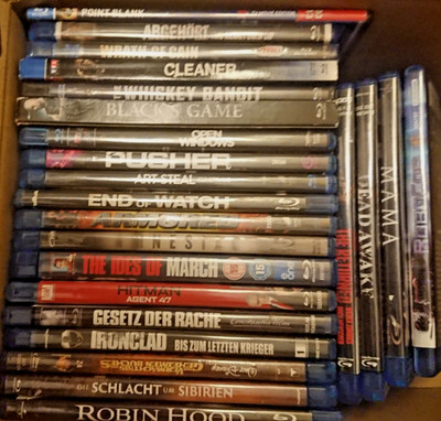 25 Blu-ray Paket Sammlung (Robocop, Mama, Hitman Agent 47, Gesetz der Rache)