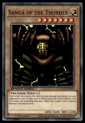 Sanga of the Thunder 1st Edition Speed Duel GX: Midterm Paradox #SGX2-END07