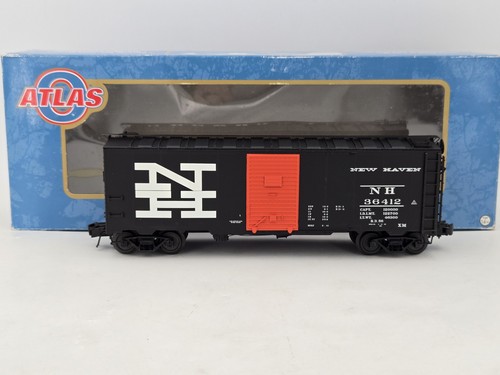 Atlas #8598-2 New Haven 40' 1937 AAR coche de caja de una sola puerta (3 rieles) escala O | Zustand: Used