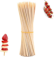 50Pcs Wooden Dowel Rods 1/6 x 12 Inch, Premium Solid Wood Sticks for DIY Crafts,