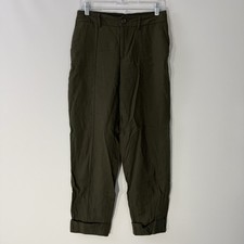 A New Day Size 6 Women's Trousers Pants 2 Pockets Green Used