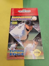 Roger Clemens MVP Baseball Sega Genesis Instruction Manual Only