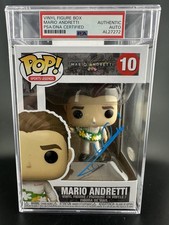 Mario Andretti Car Racing Legend Signed Auto Funko Pop #10 PSA Graded COA #2