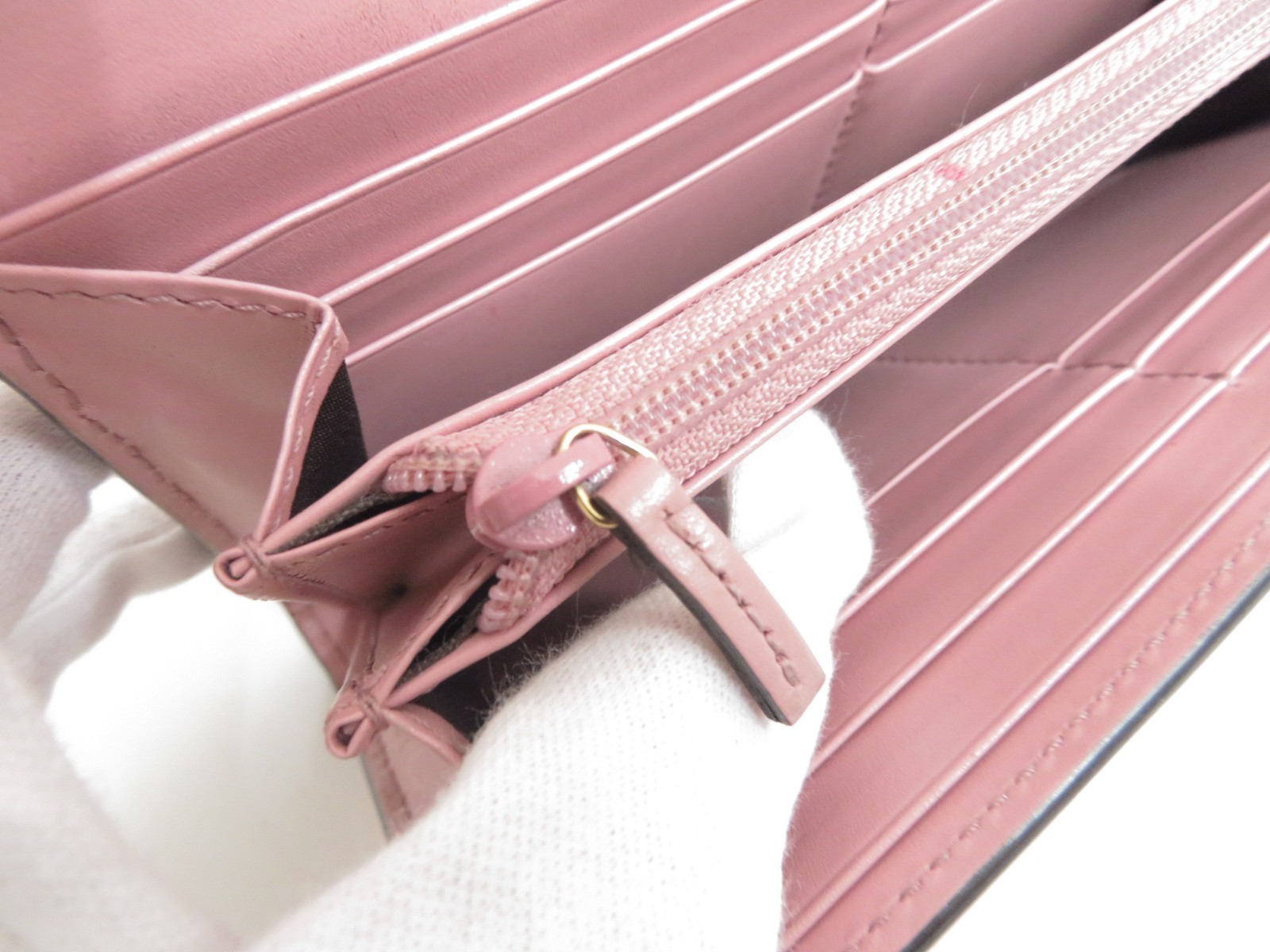 GUCCI GG Interlocking guccissima  Leather Biford Long Wallet I#50236 thumbnail 18