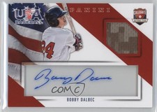 2015 Panini USA Baseball Jersey Signatures 44/99 Bobby Dalbec #5 Auto 1x9