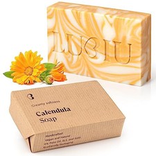 Savon Calendula - 100g Savon Naturel Bio et Savon Artisanal - Délicat Savon S...