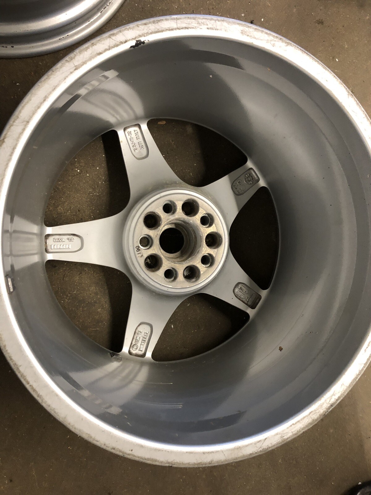 Genuine Factory Ferrari Speedline 10.5x18 Rear 8.5x18 Front WHEEL 165110 165112