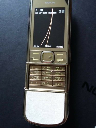 Nokia 8800 Gold Golden Arte Sim Free 3G GSM Mobile Phone 4GB UK EU RU Full Boxed - Afbeelding 1 van 12