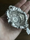 Antique Reed & Barton Sterling Wild Rose Nut Bowl 3.36” 24 gr