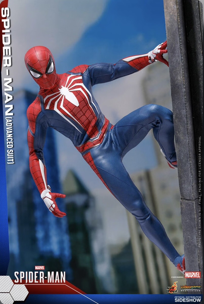 MARVEL - ホットトイズ スパイダーマン(アドバンスド・スーツ) Marvel's Spider-Man 2』より、ゲーム版のスパイダーマンが立体