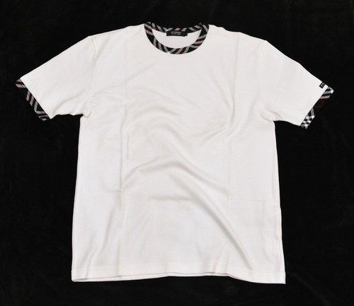 LN! Burberry black label crewneck crew neck white t-shirt Men's 3 / Medium