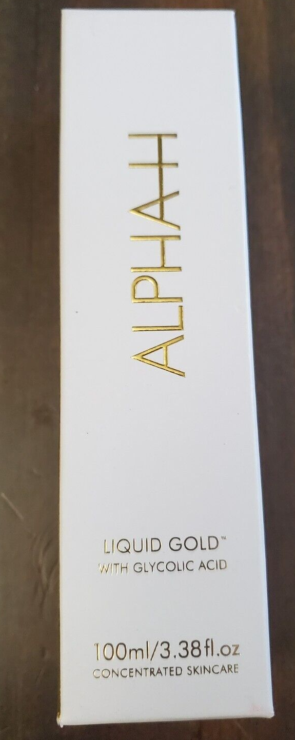 AlphaH Liquid Gold Exfoliating Treatment w/Glycolic Acid 3.38 fl. oz/100 mL NIB eBay