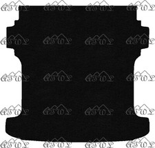 VW TRANSPORTER T6 KOMBI (LWB) TAILORED BLACK CARPET REAR FLOOR MAT