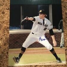 Rob Zastryzny Signed 8x10 Photo Chicago Cubs Missouri Tigers Mizzou Autograph