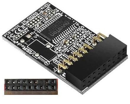 ASrock TPM-S 2.0 (17pin, Trusted Platform Module)
