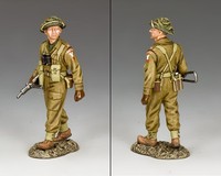 King And Country Ww2 British Officer With Sten Gun Bbb03 Bbb003 King And Country Ww2 British Officer With Sten Gun Bbb03 Bbb003