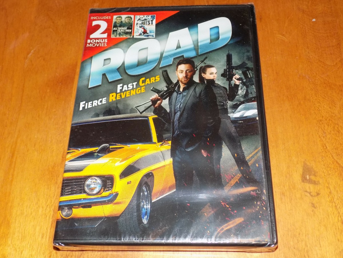 ROAD + 2 Bonus Movies Cars Crime Action Dramas 3 Movies 2 Disc DVD 