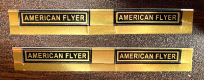 PRE-WAR AMERICAN FLYER STICKER -''AMERICAN FLYER'' - IN 1 LINE - 1 set of 4