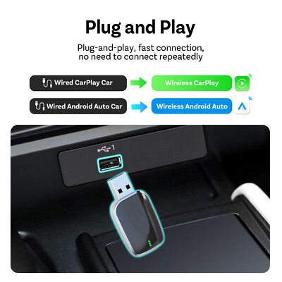 INF Draadloze CarPlay Adapter: Bedrade naar Draadloze Auto