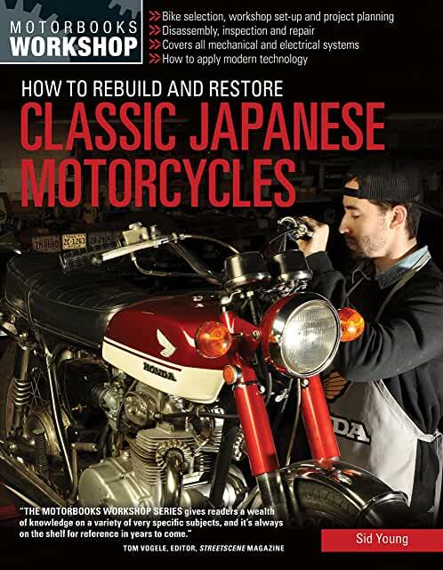 MOTORCYCLE BOOK, REBUILD AND RESTORE, SUZUKI, YAMAHA HONDA