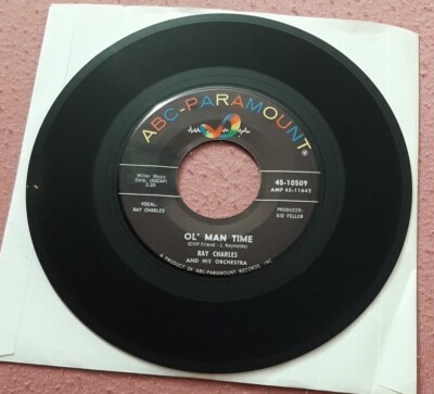 Ray Charles 45 That Lucky Old Sun / Ol' Man Time ABC-Paramount 45-10509 vg+