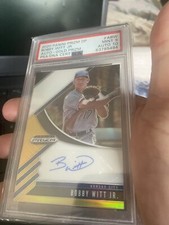 2020 Panini Prizm DP  Bobby Witt Jr. #/10! GOLD PSA 9/10! WOW! POP 1!
