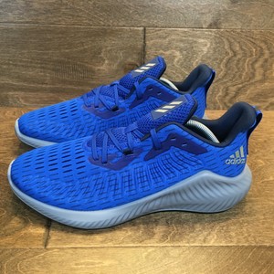 adidas alphabounce blue running shoes